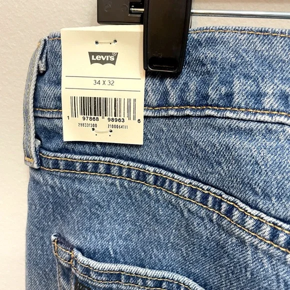 Supreme × Levi’s 501 Denim Jeans W34 L32 Levi's 501 Original size W34 L32 Men's Blue Straight Leg Button